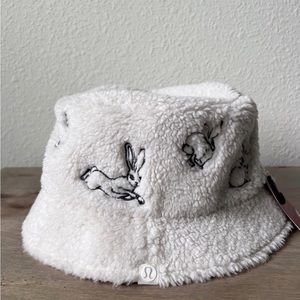 Lululemon Lunar New Year Both Ways Reversible Rabbit Bunny Fleece Bucket Hat